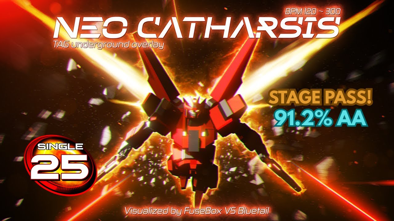 [Pump It Up Phoenix] Felixor - Neo Catharsis S25 (STAGE PASS!) 91.2% AA