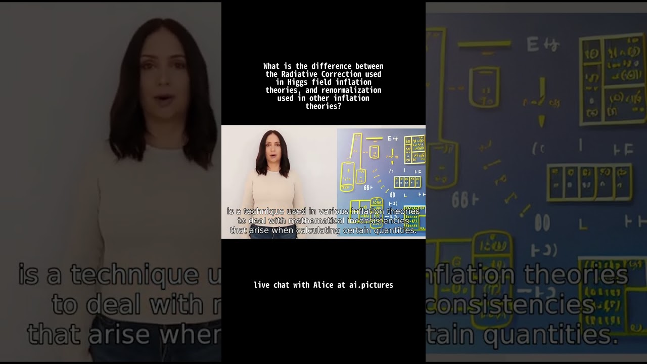 What is the difference between the Radiative Correction used in Higgs field inflation theories, and