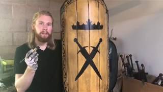 How to customise a foam & latex LARP shield | Epic Armoury