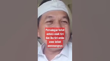 persaingan ketat antara ibu dan anak tiri kang dedy lebih memilih dia