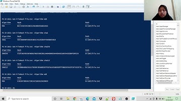 Praktikum Sistem Keamanan Informasi - Pengecekan File (Checksum) Dengan Windows PowerShell