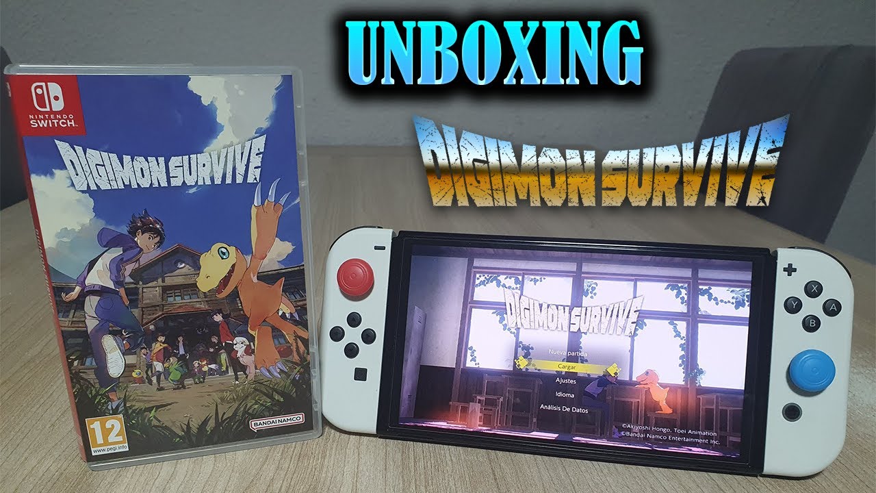 DIGIMON NINTENDO SWITCH UNBOXING SURVIVE - YouTube