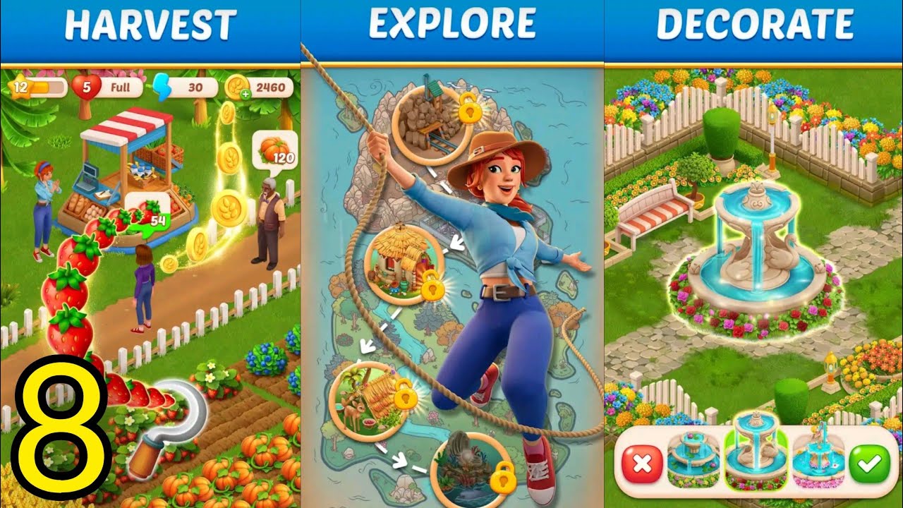 Fiona's Farm Gameplay Walkthrough Level 7 Part 8 (Ios.android) 