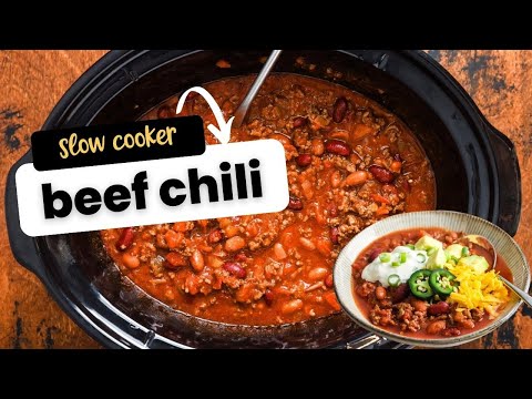 Hearty Slow-Cooked Beef Chili - Chili Recipe