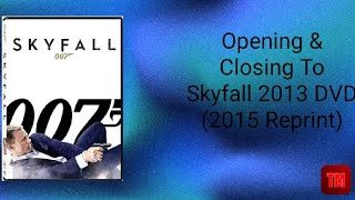 Opening & Closing To Skyfall 2013 DVD (2015 Reprint)