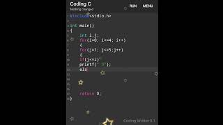 Best pattern tutorial video ll C language ll 💯#shorts #ytshort #codingforkids #yt_shorts