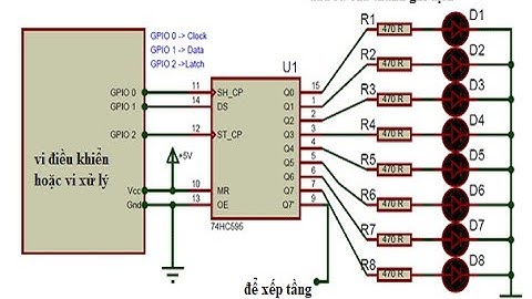 [Tự Học 8051] Giao Tiếp Với IC Mở Rộng Ngõ Ra | IC 74595