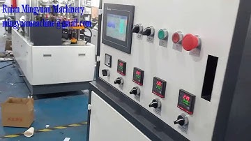 High Speed Intelligent model paper cup machine test running 80 pcs each min for Myanmar cleint