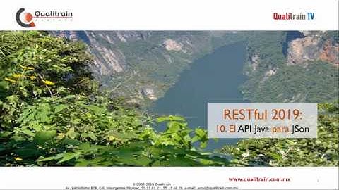 RESTful 2019: 10. Cómo usar JSon desde Java. El API Estándar