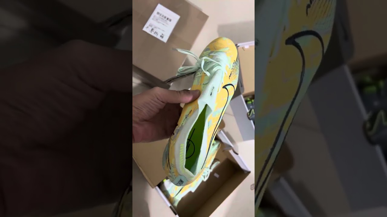 Nike Air Zoom Mercurial Vapor 15 Elite FG Firm Ground Soccer Cleats - Orange/Green/Black