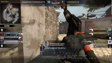 My Clutch 1v4 Overpass, with M4AS & USP-S