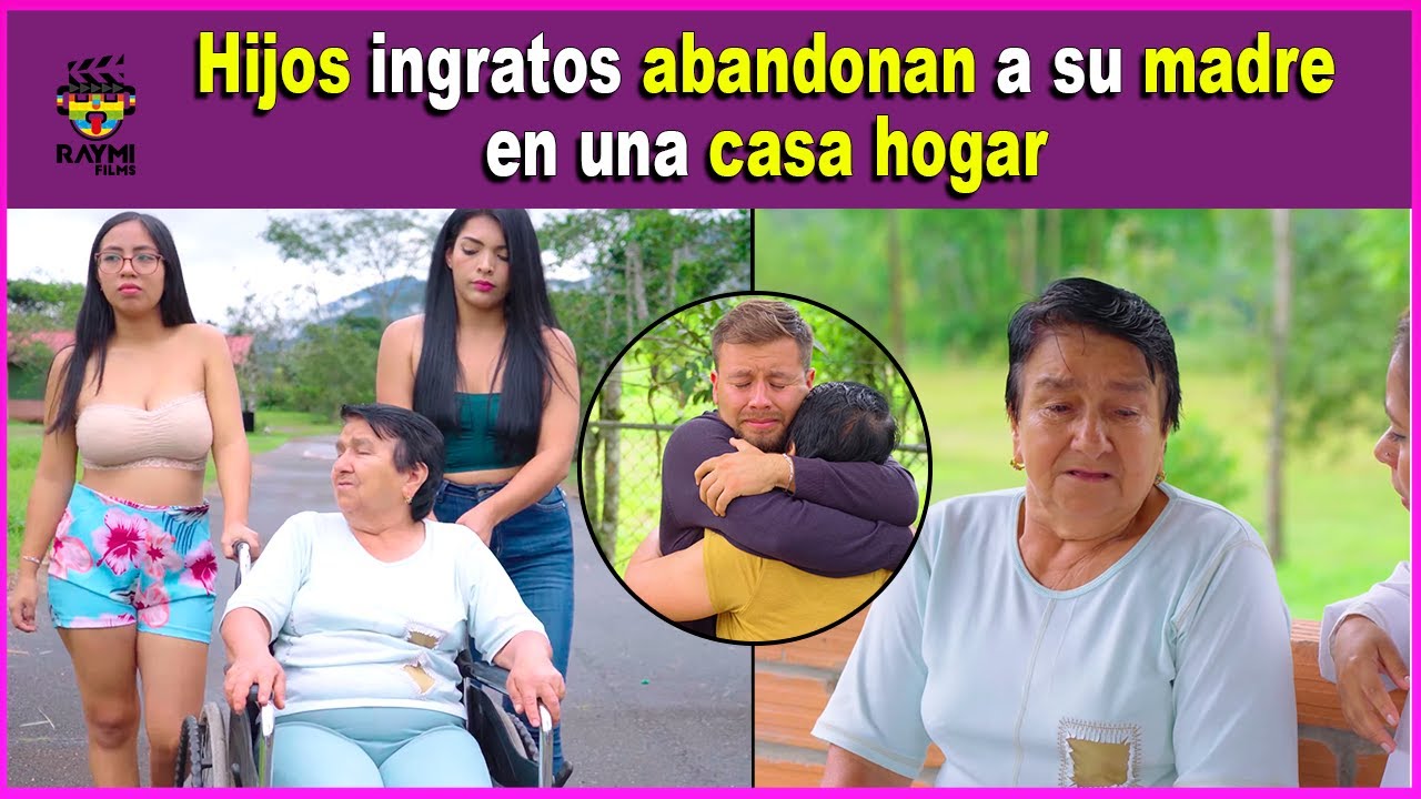 Hijos ingratos abandonan a su madre en una casa hogar