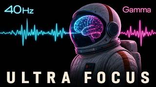 40Hz Binaural Gamma Waves - Ultra Deep Concentration