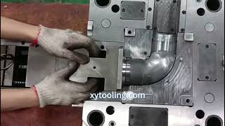 90 Degrees Pipe Fitting Tool Motion Simulation