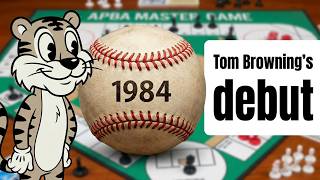 Detalles 1984 Baseball Replay Cincinnati Reds at Los Angeles Dodgers. September 9. Apba baseball Master game. Guía