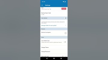 IDrive Photos App - Backup and restore operations