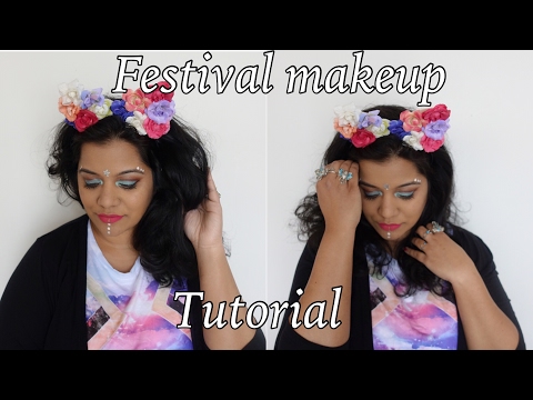 Festival Makeup Tutorial | Coachella 2017 | Pammyscorner