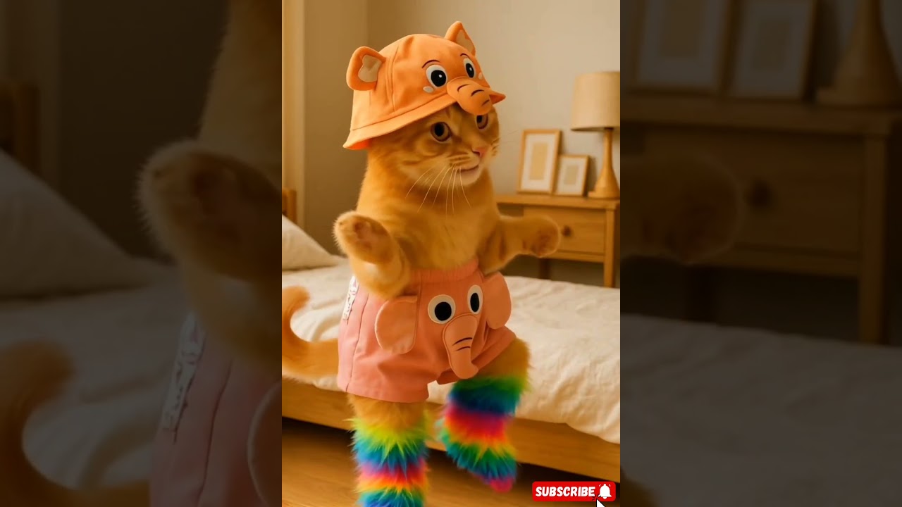 โจ๊ะๆ#แมวน่ารัก #แมวเต้น #cat #funny