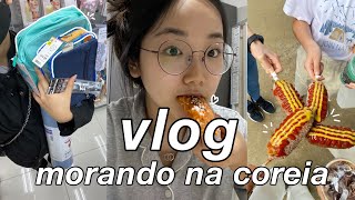 Vida Na Coreia Vlog Pack With Mefazendo As Malas Eat With Me Plaquinha De 100K Etc 