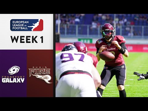 Frankfurt Galaxy @ Rhein Fire Highlights | Week 1 | Season 2023