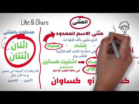 المثنى صياغته واعرابه درس جد مهم للمستوى السادس والخامس والرابع