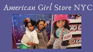 Zoëlle takes over the American Girl Store in New York City