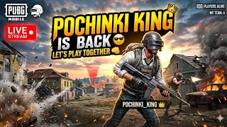 😎 PUBG global live stream.. let's play together 👊 pochanki King 👑 is back 😎..