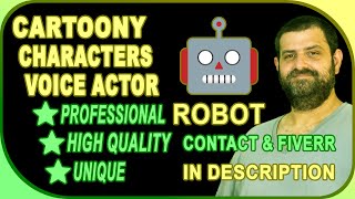 Robot Voice Over Artist - Links In Description