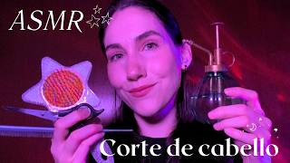 ASMR Corte de cabello relajante ✨💇‍♀️💫💇 soft spoken, corte, peinado. 