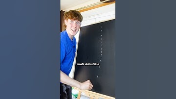 How To Draw The Viral Dotted Line With Chalk