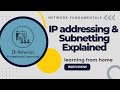 IP addressing & Subnetting Explained | Network Fundamentals