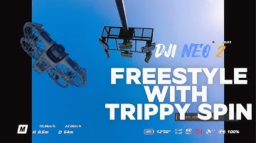 NEO 2 FPV Freestyle with Trippy Spin | DJI NEO2 FPV | Manual mode | UNCUT | NOSTAB