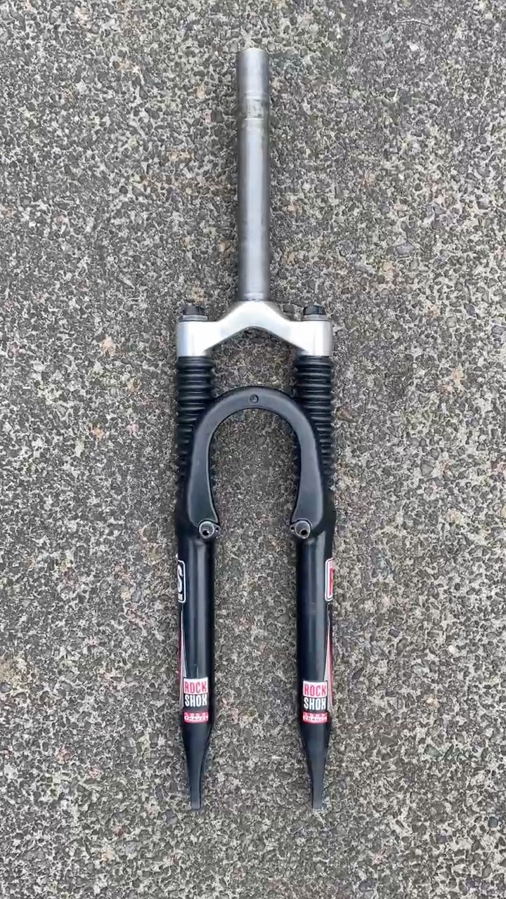 Vintage fork Rock Shox Jett XC in action - YouTube