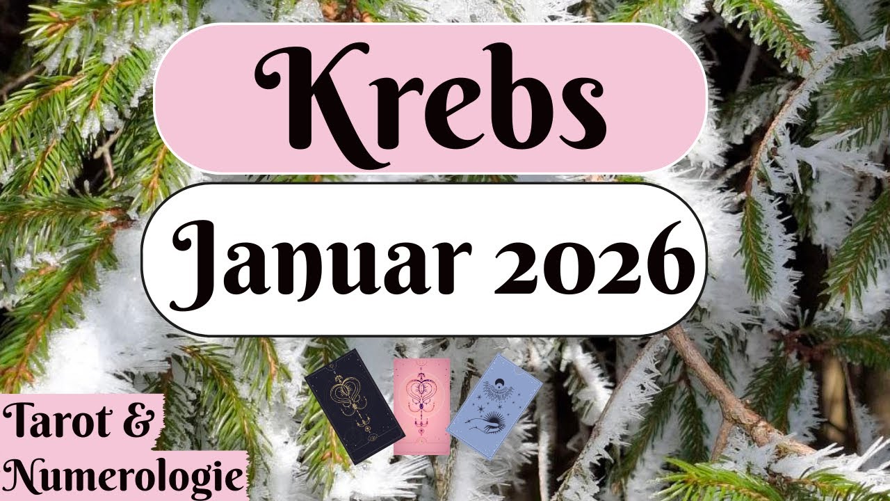 Krebs ♋️ - Sonne, Mond und Aszendent: Tendenzen / Impulse für Januar 2026 / Tarot / Kartenlegen