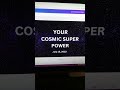 YOUR COSMIC SUPER POWER - MOON ENTERS CANCER ♋ #shorts #tiktok ##youtubeshorts