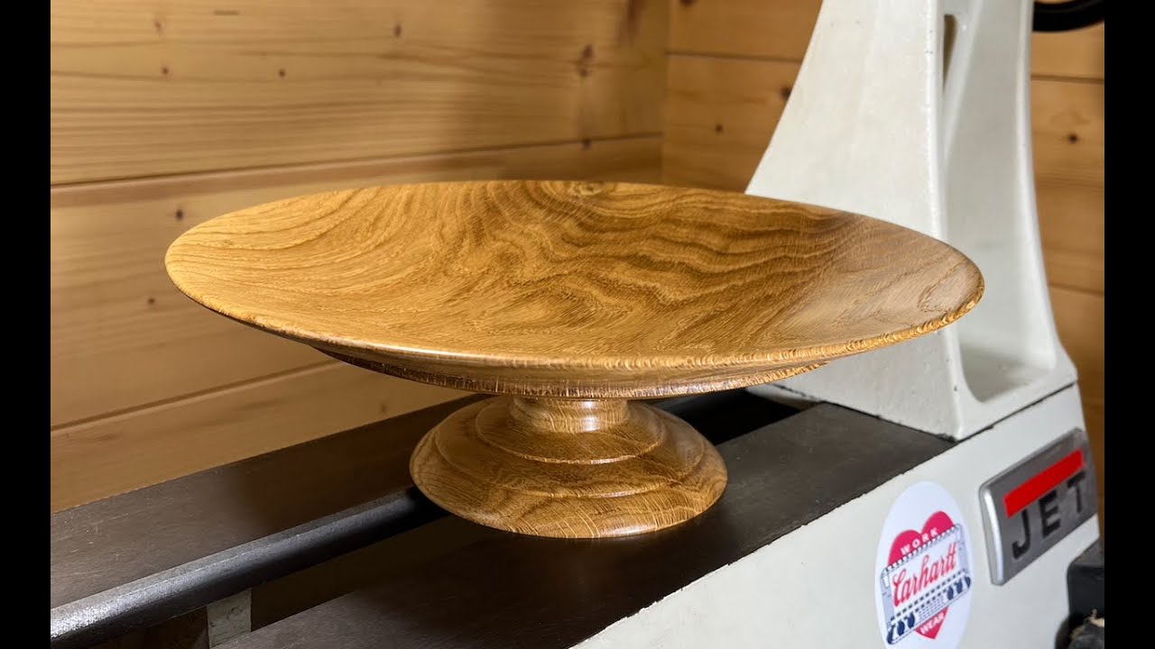 Serving Plate Oaklay III. || Woodturning