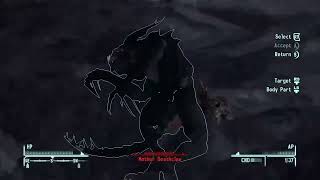 Mother deathclaw uses the force on me | Fallout: New Vegas