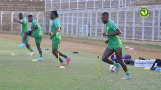 KIKOSI KILIVYOFANYA MAZOEZI YA KIBABE BAADA YA KUTUA MALAWI KUWAVAA SILVER STRIKERS JUMAMOSI