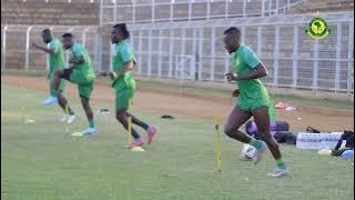KIKOSI KILIVYOFANYA MAZOEZI YA KIBABE BAADA YA KUTUA MALAWI KUWAVAA SILVER STRIKERS JUMAMOSI
