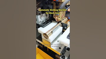 Automatic Round Welding Machine for Mesh Sieve #seamweldingmachine #welding