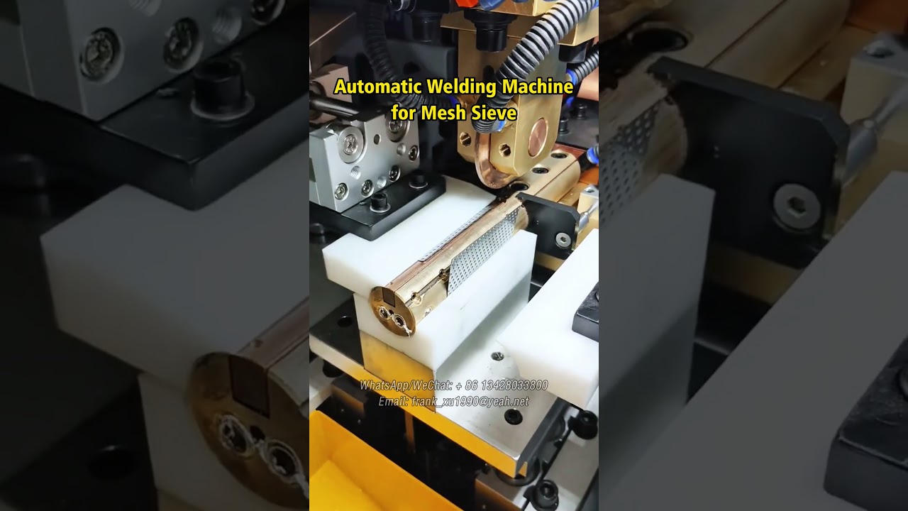 Automatic Round Welding Machine for Mesh Sieve 