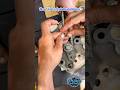 Satisfying Valve Lock Installation Process 🔧 #mechanic #truck #engine #valve #lock #shorts #yt #fyp