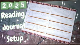 2025 Reading Journal Setup