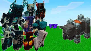 RAVAGER vs ALL WARDENS in Minecraft Bedrock | New Mob Battles | Minecraft Bedrock with Addon