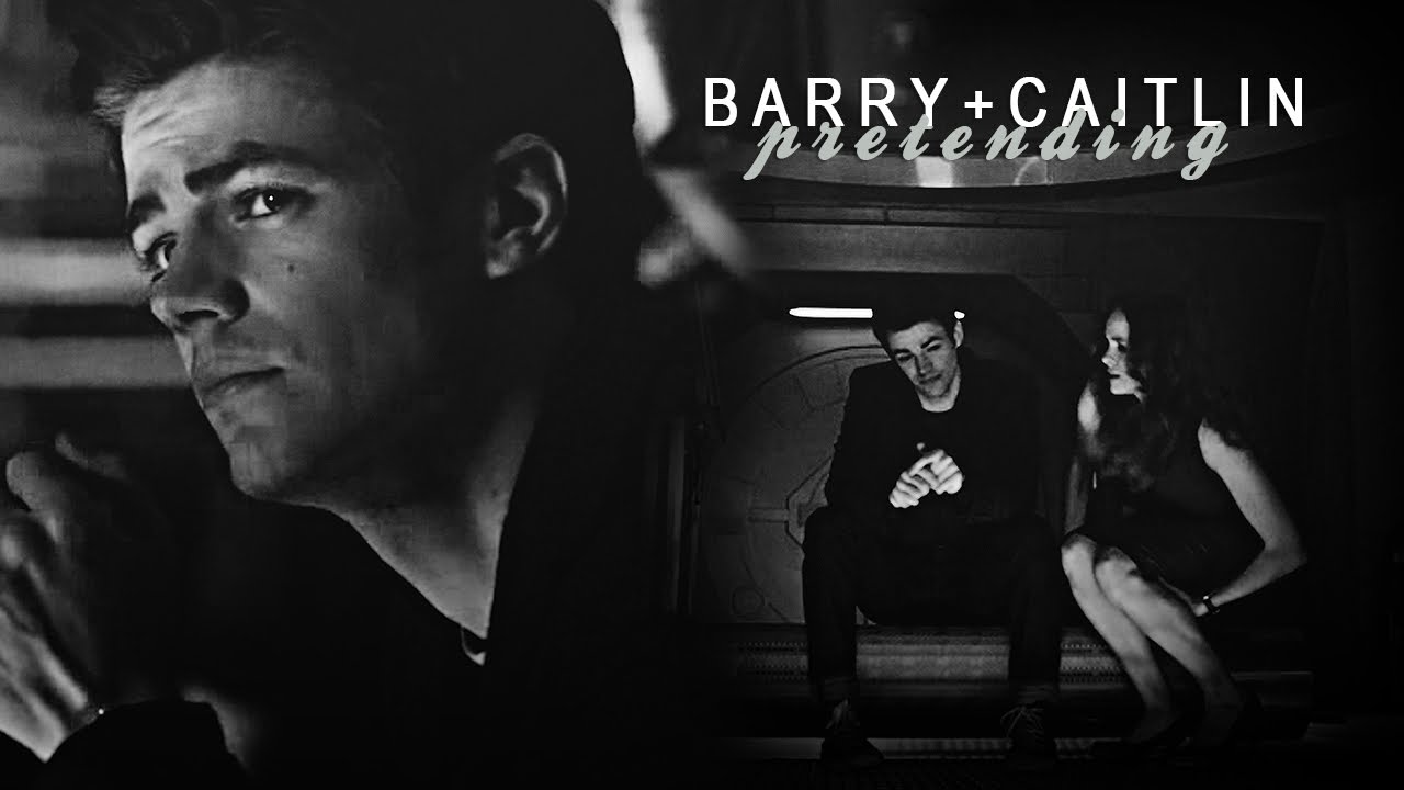 barry+caitlin; pretending