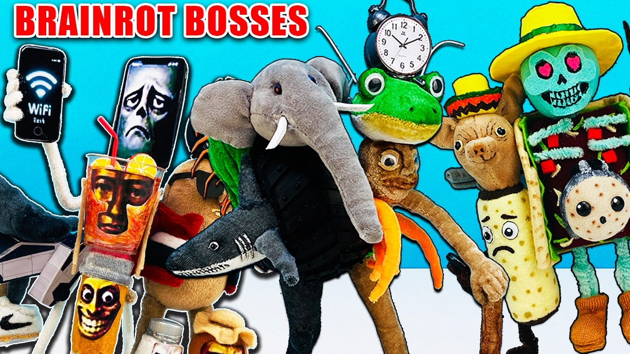 Я сделала СРАЗУ 3 Brainrot БОССА из плюша! (Giant + Supreme + Taco)