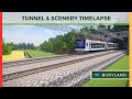 Tunnel and scenery making - Minecraft Buryland Timelapse