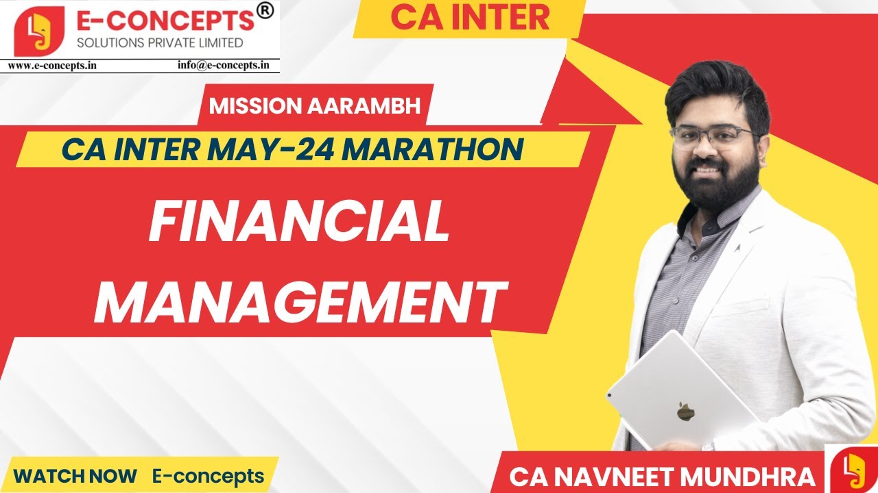 FM Marathon Day 1 Mission Aarambh CA Inter May'24 CA Navneet Mundhra ...