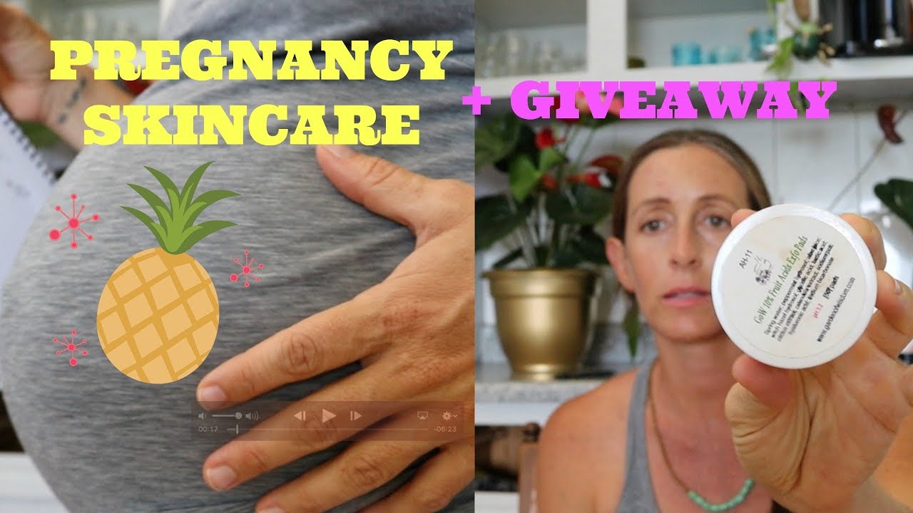 Clean/Green Pregnancy Skincare routine + GIVEAWAY YouTube