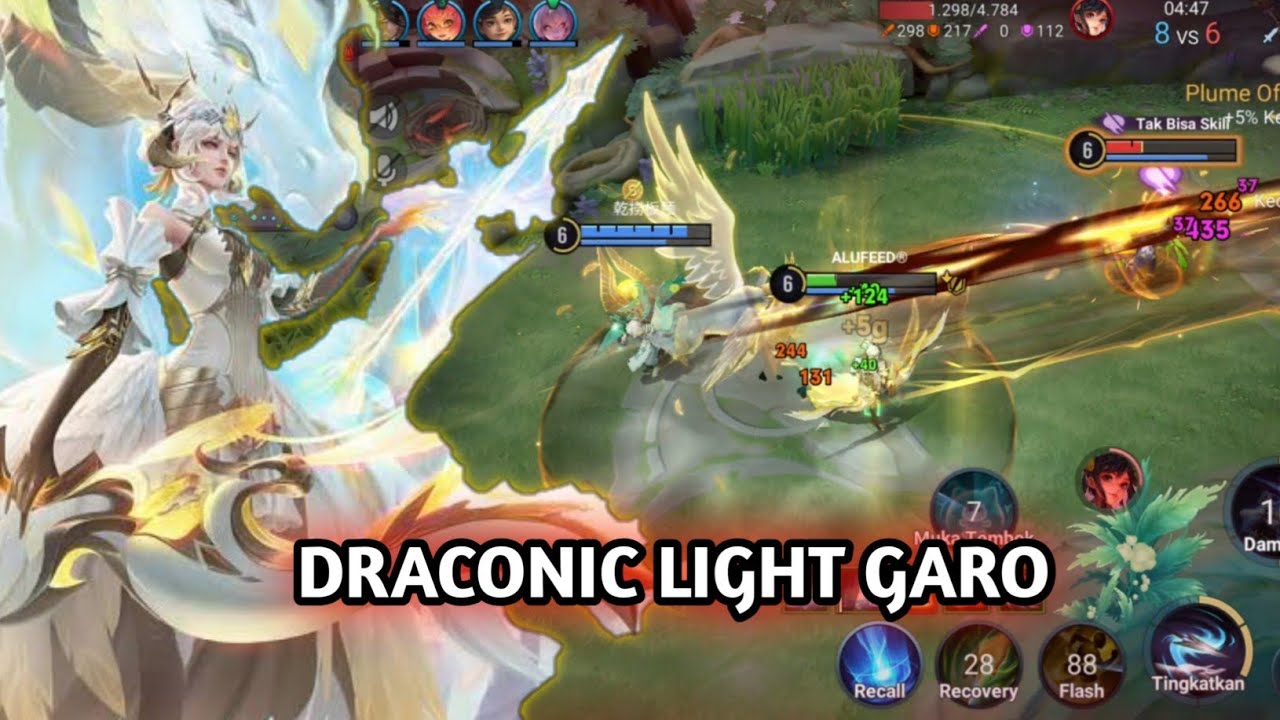 Draconic Light Garo - Highlight Gameplay Skin 